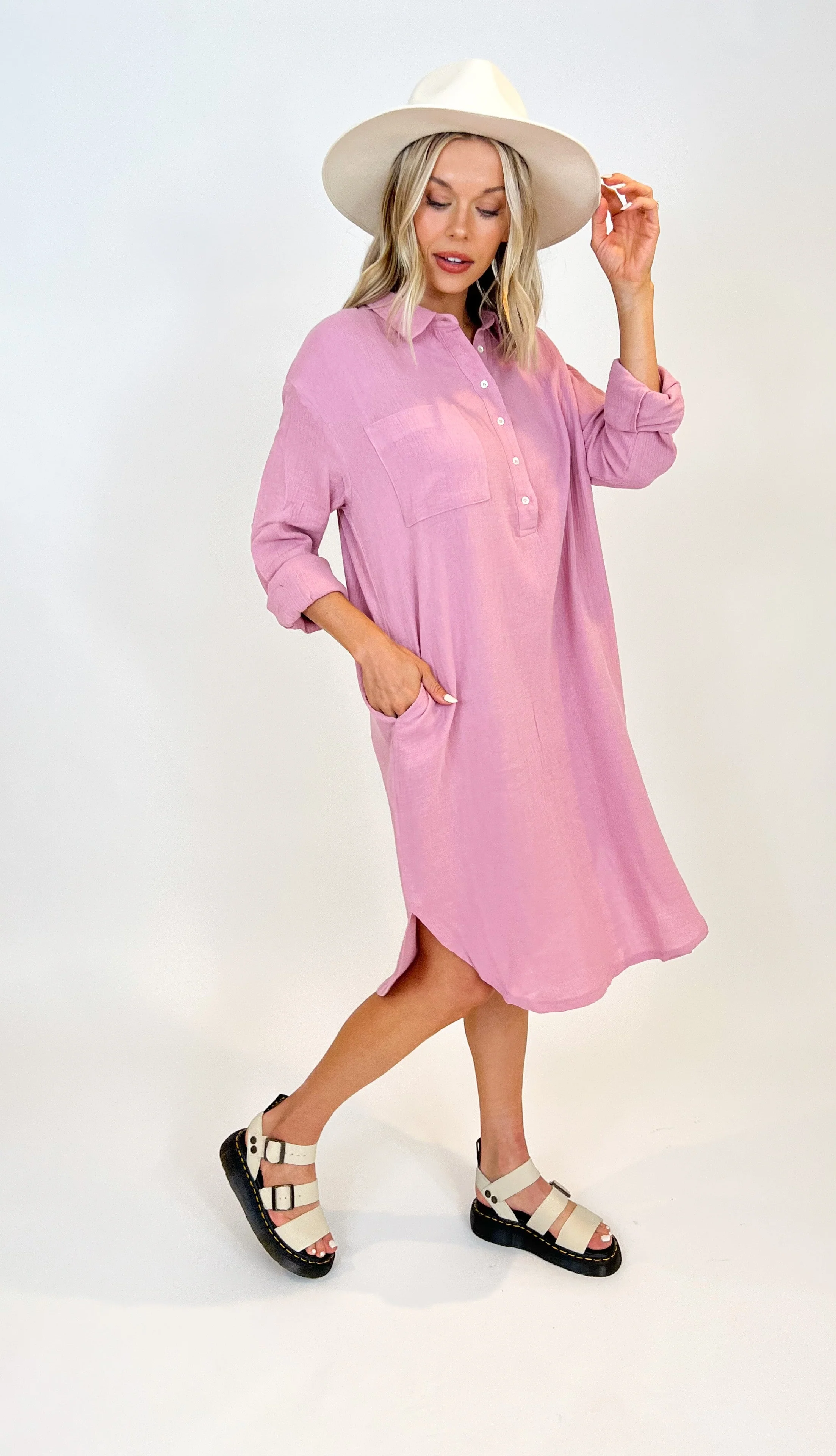 Hayden Gauze Dress - Image 8