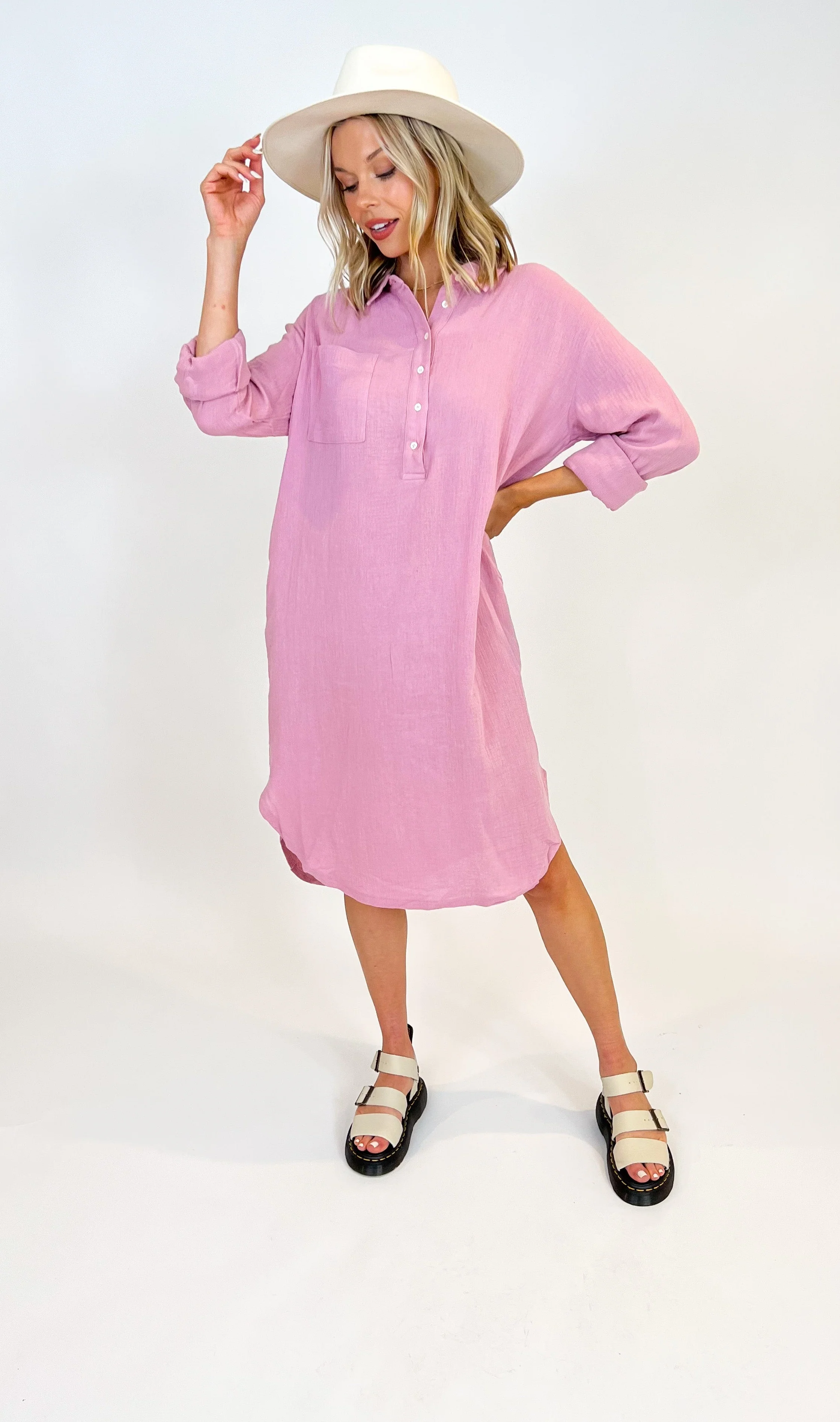 Hayden Gauze Dress - Image 9