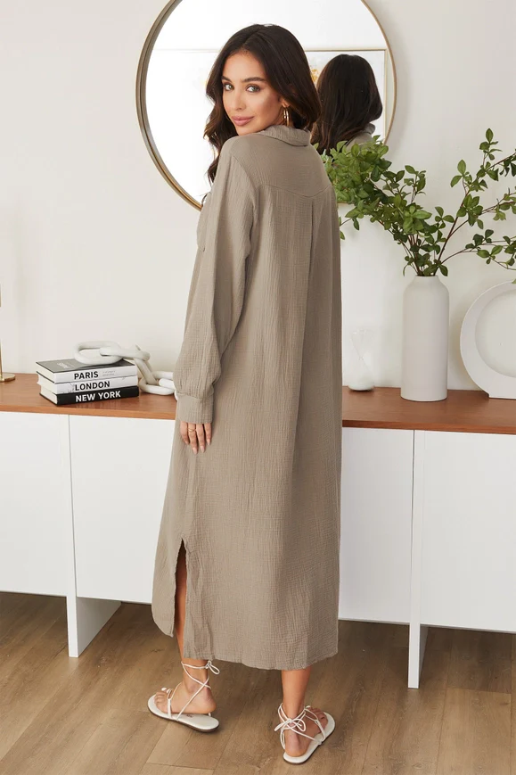 Gala Gauze Maxi Dress - Image 5