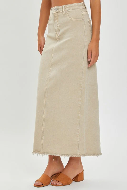 Better Together Maxi Denim Skirt - Image 9