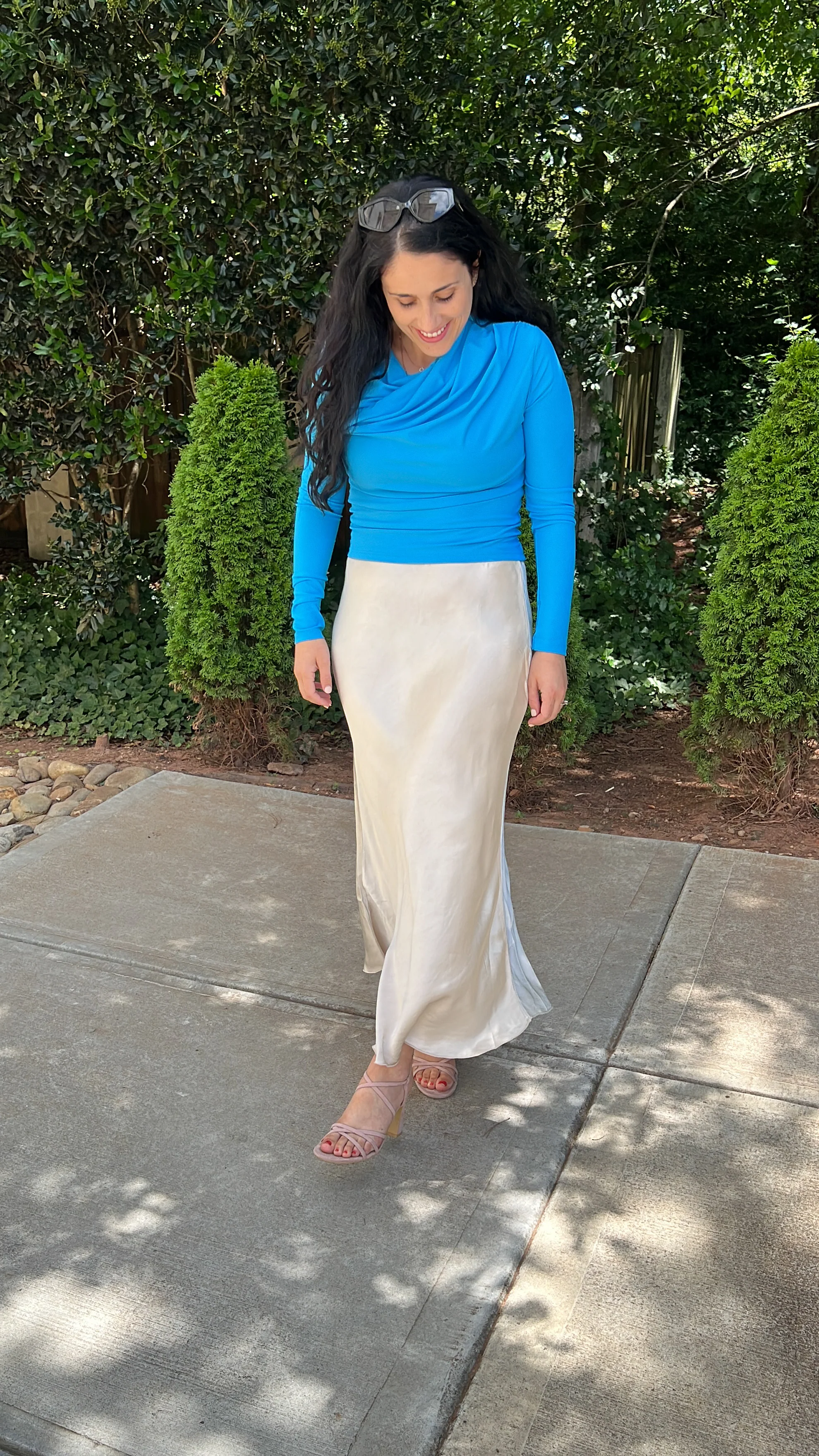 Isabella Cowl Neck Blouse - Image 10