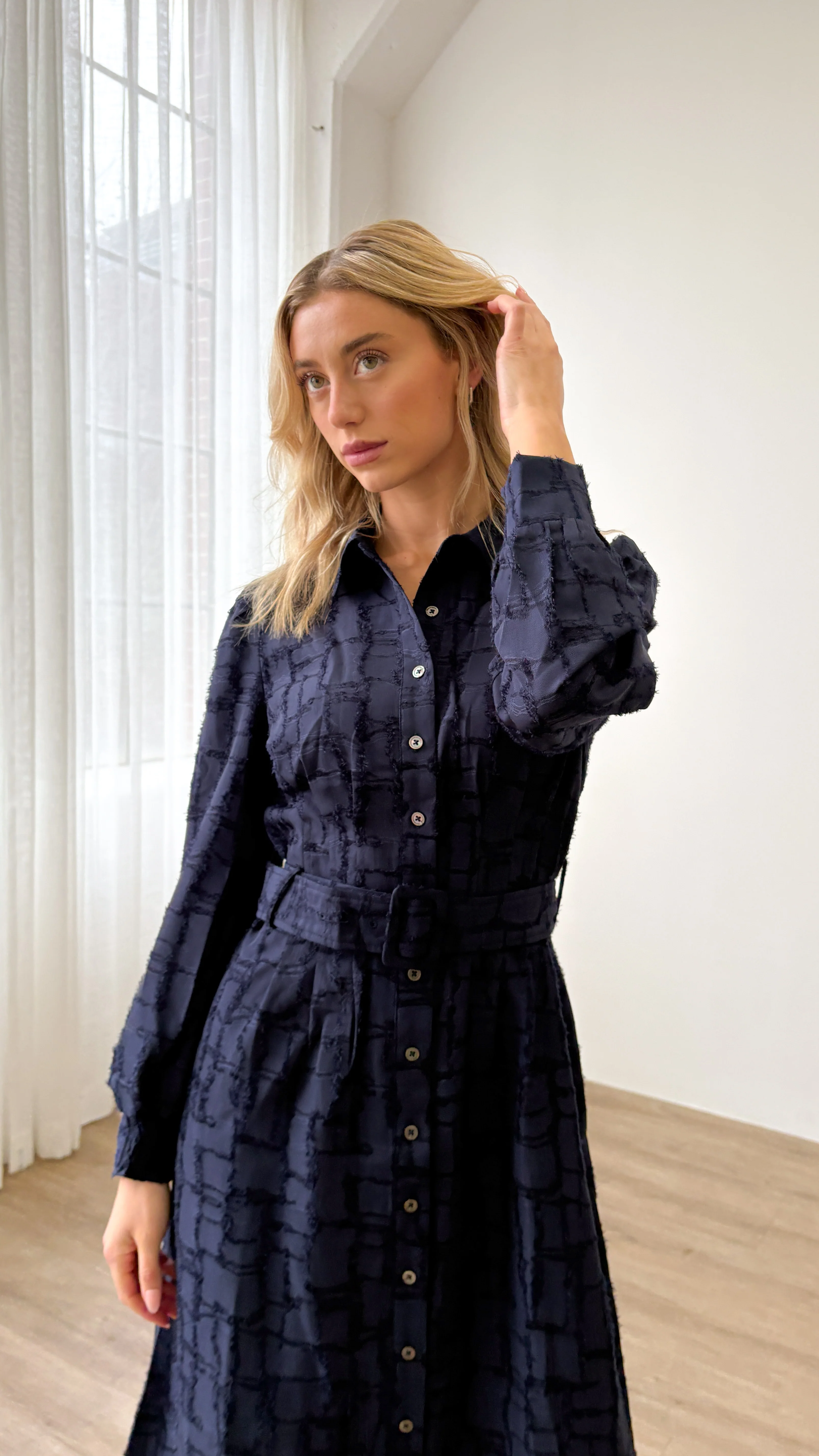 Demi Jacquard Dress - Image 6