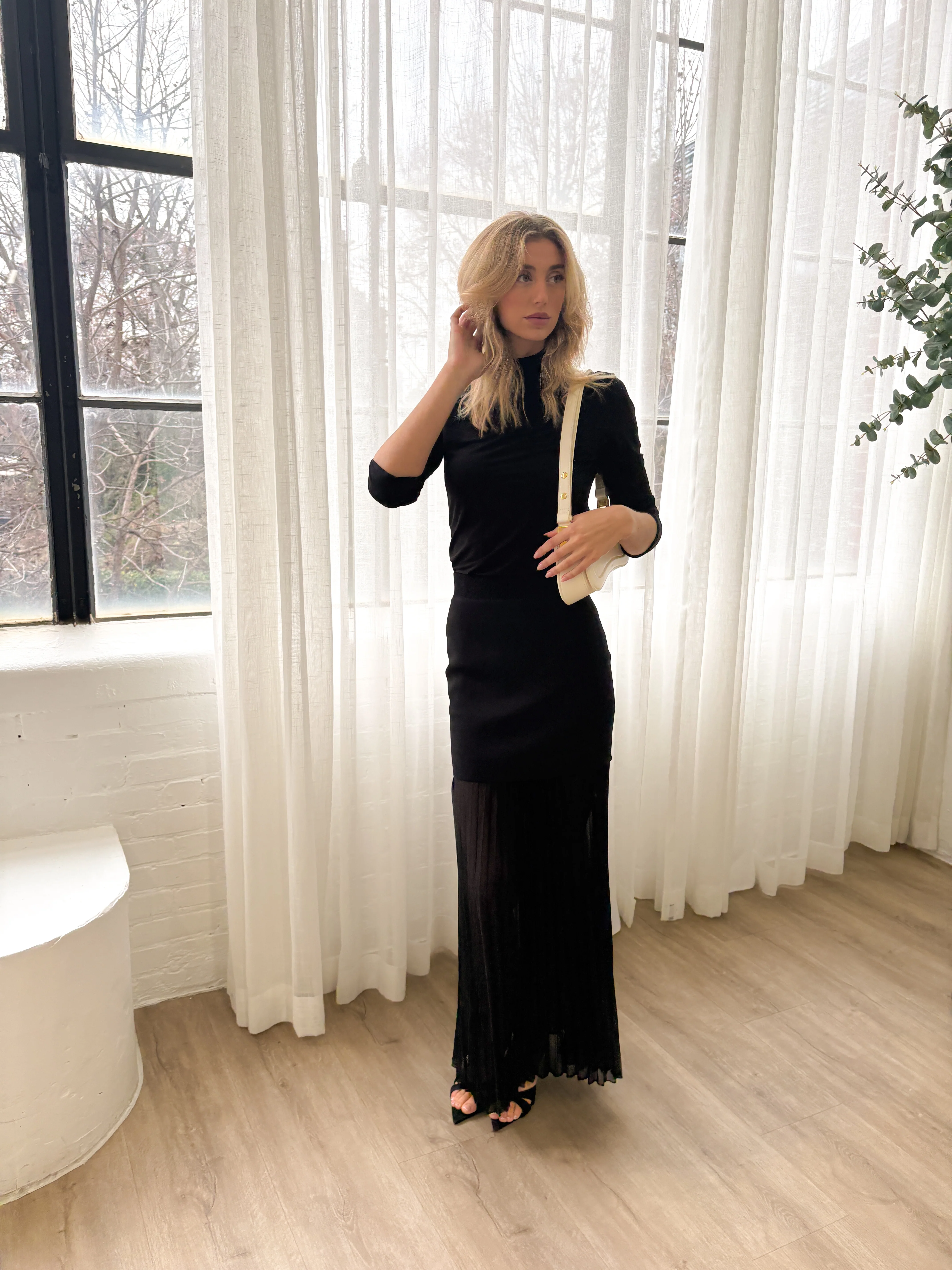 The Editorial Chiffon Skirt - Image 5
