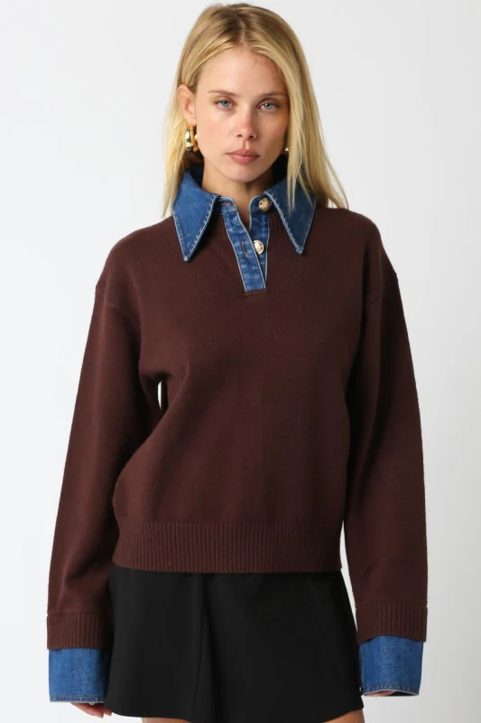 Lover Denim Sweater - Image 3