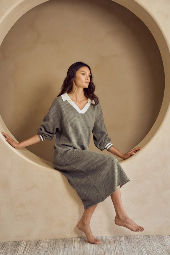 Relaxed Polo Dress - Image 2