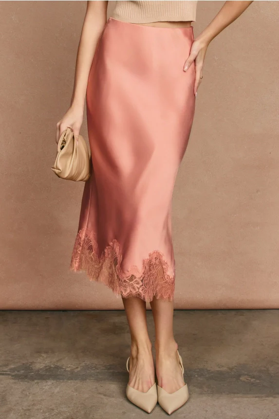 Diamond Lace Slip Skirt - Image 21