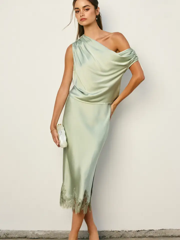 Diamond Lace Slip Skirt - Image 29