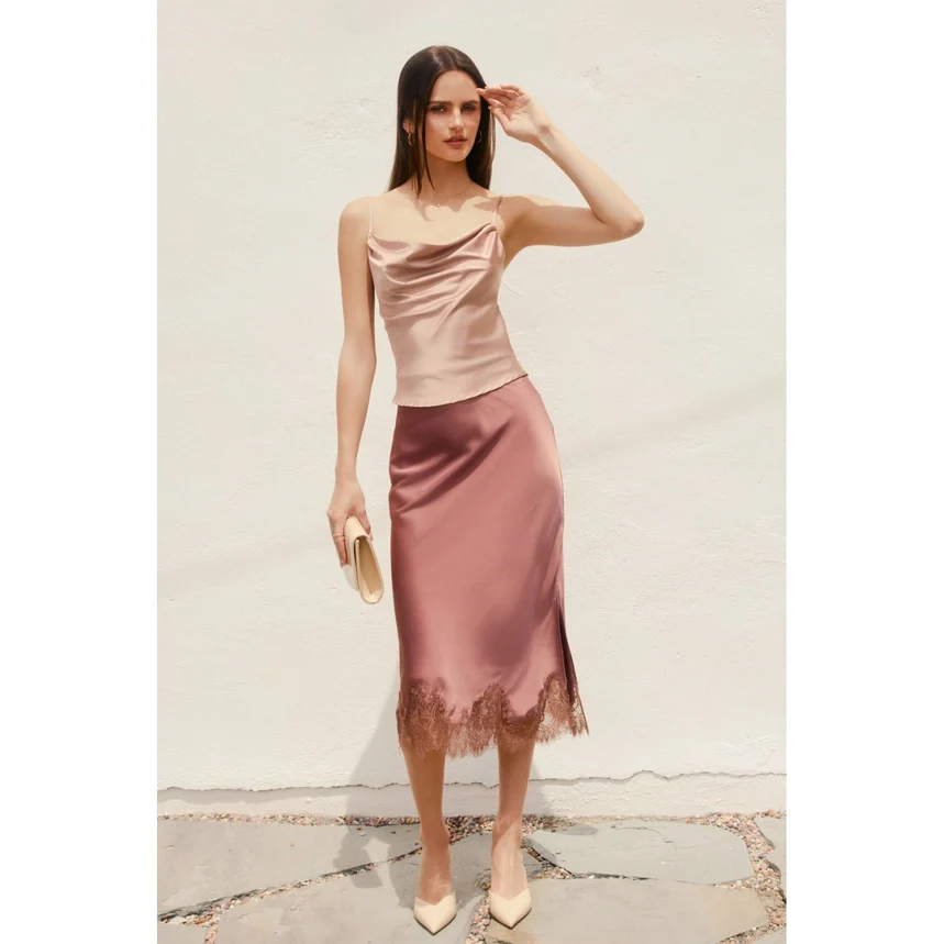 Diamond Lace Slip Skirt - Image 5