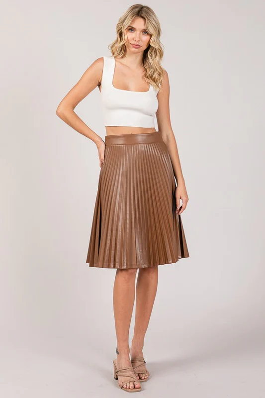 Be Mine Leather Skirt - Image 2