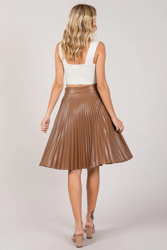 Be Mine Leather Skirt - Image 4