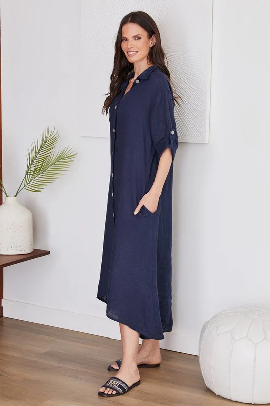 Level Up Linen Dress - Image 4