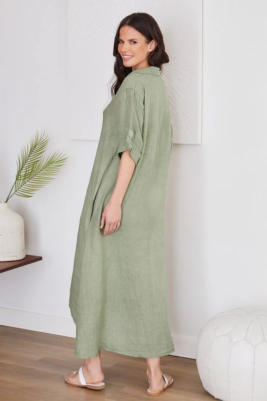 Level Up Linen Dress - Image 5