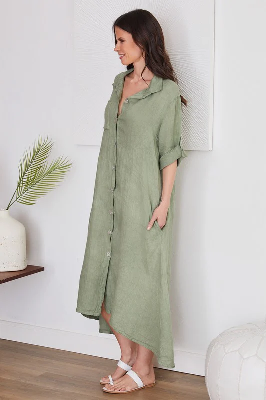 Level Up Linen Dress - Image 6