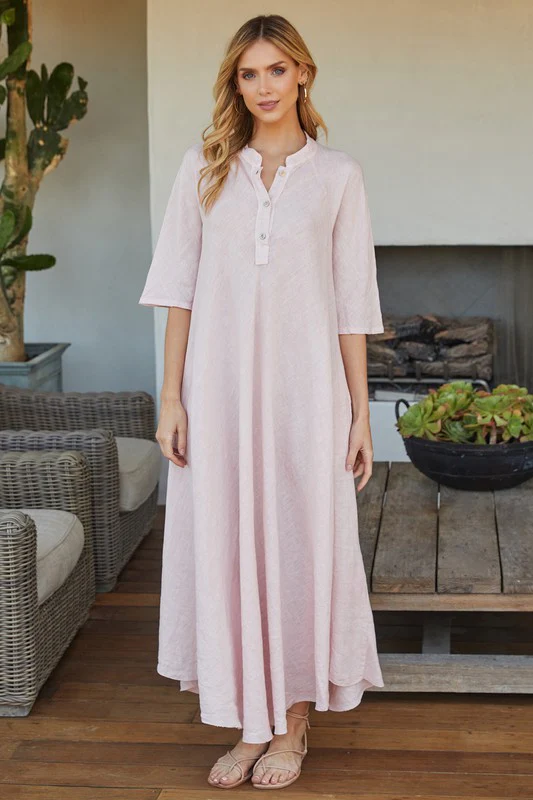 Darla Maxi Linen Dress - Image 15