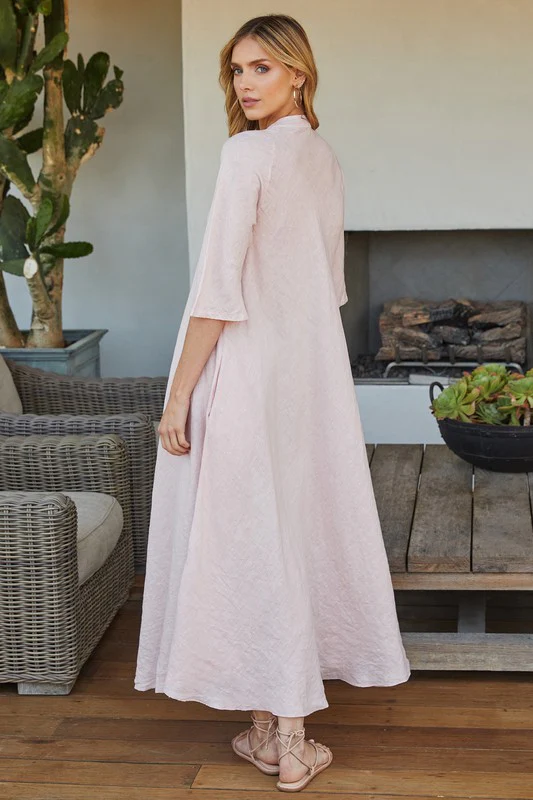 Darla Maxi Linen Dress - Image 16