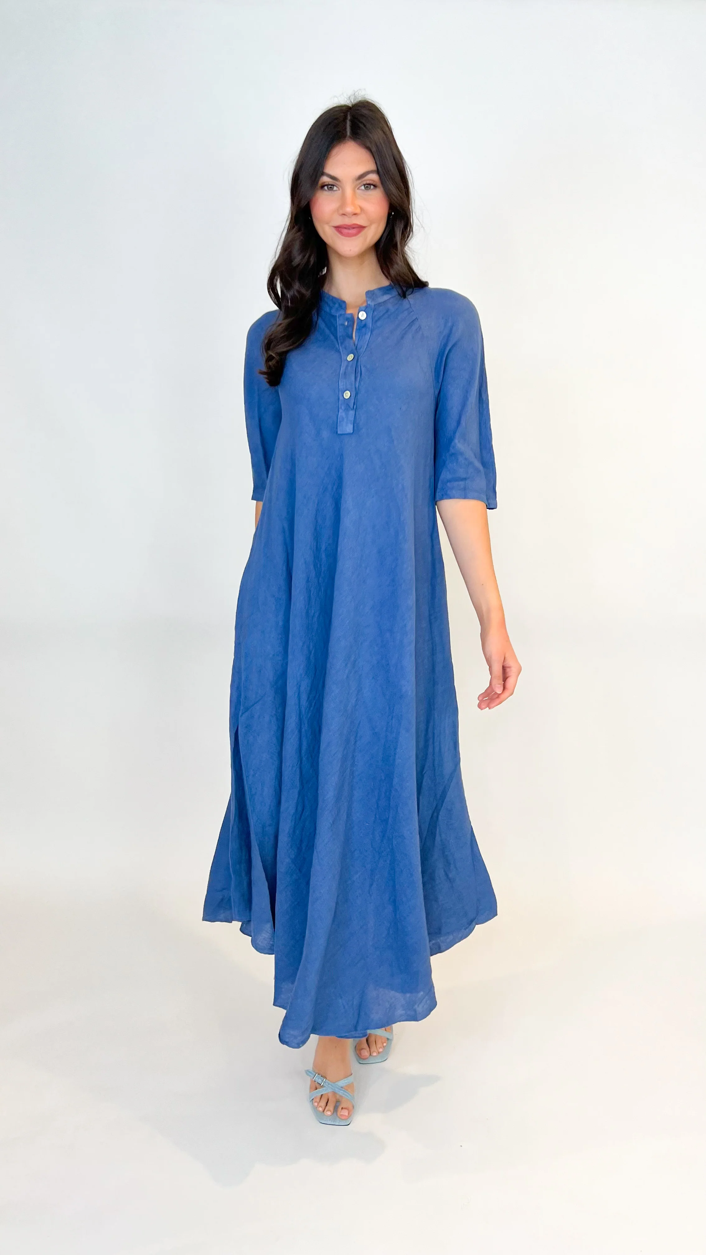 Darla Maxi Linen Dress - Image 7
