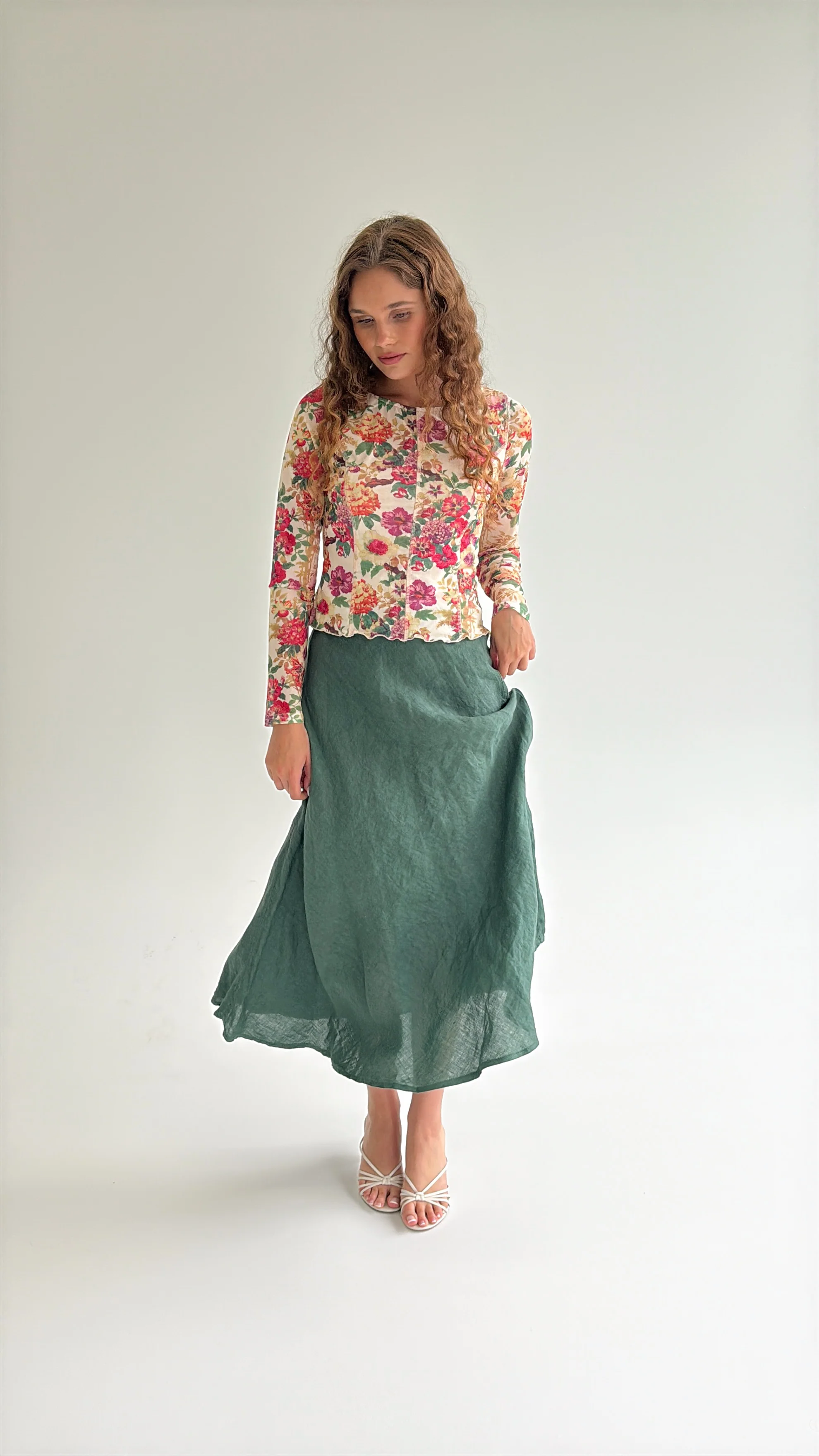 Pretty Little Linen Skirt - Image 17
