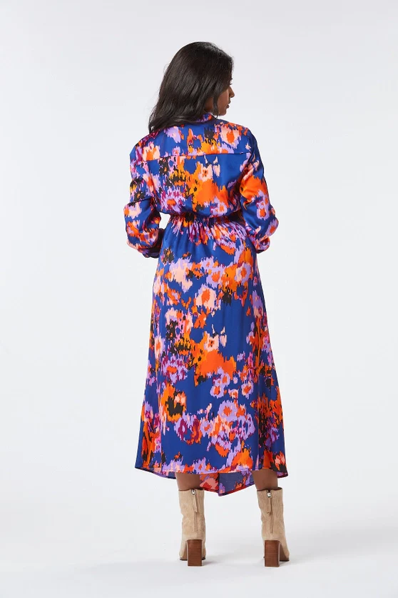 Lisa Satin Maxi Dress - Image 4