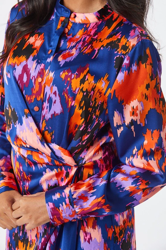 Lisa Satin Maxi Dress - Image 5