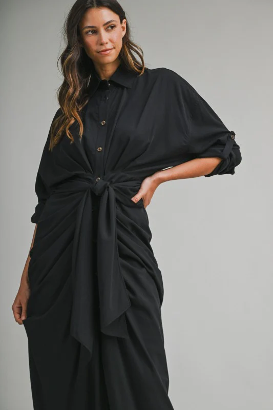 Malibu Dress Tencel Long Sleeve - Image 5