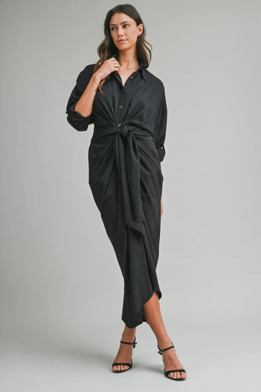 Malibu Dress Tencel Long Sleeve - Image 6