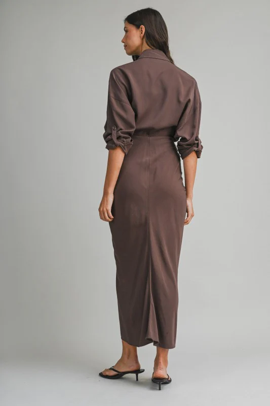 Malibu Dress Tencel Long Sleeve - Image 8