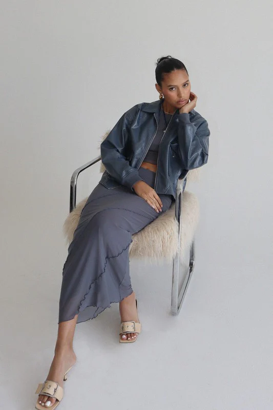 Not Meshing Around Maxi Skirt - Image 11