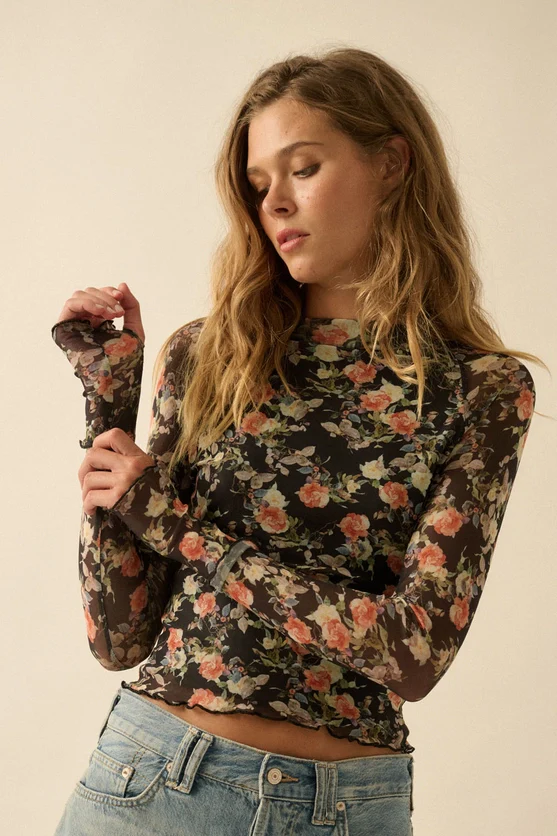 Bring It Back Floral Top - Image 15