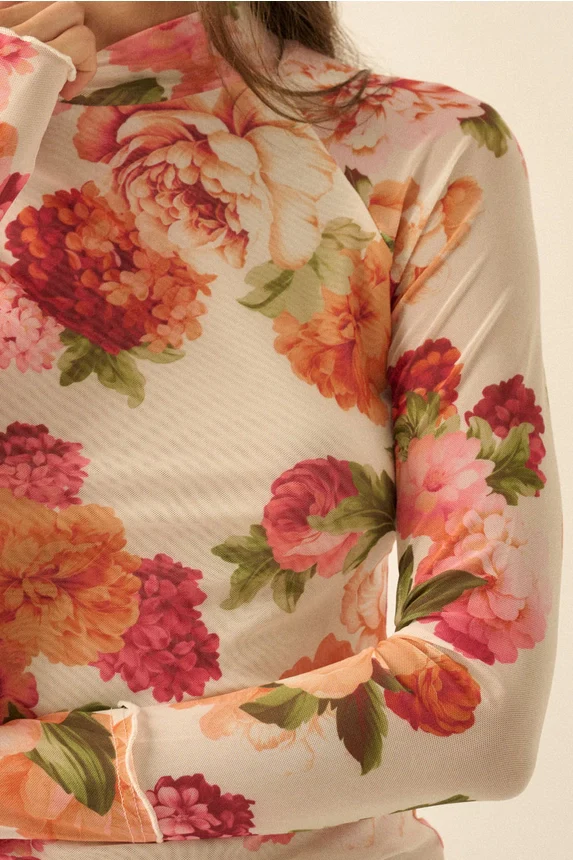 Bring It Back Floral Top - Image 18