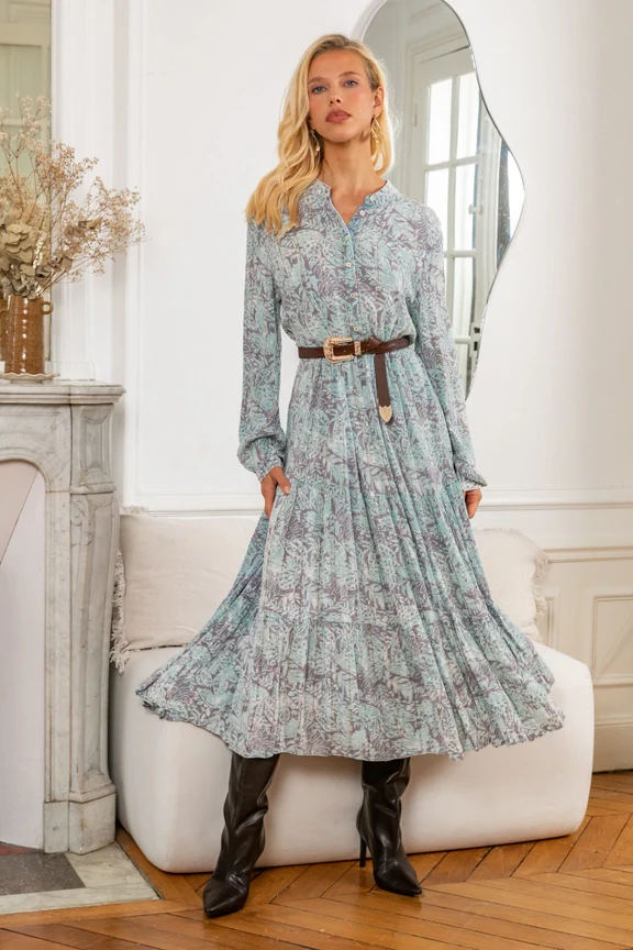 Palm Princess Maxi Dress
