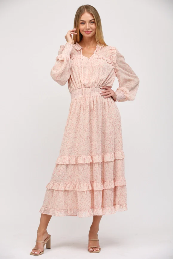Rebecca Ruffled Dress