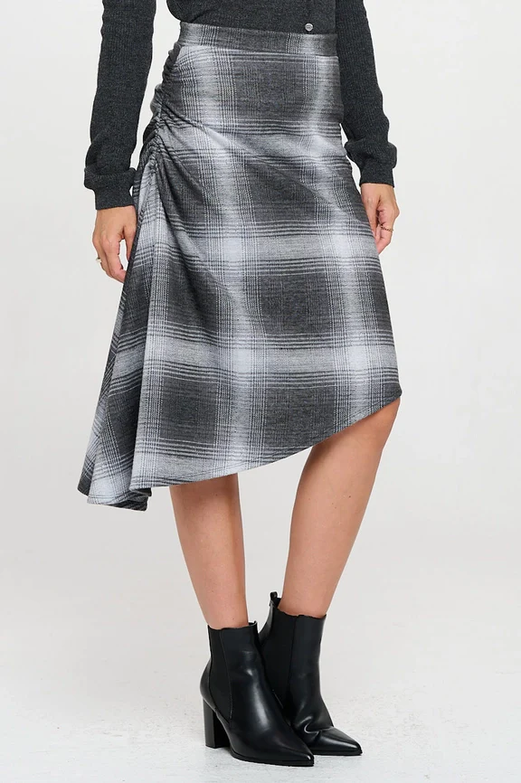 Aria Plaid Skirt - Image 3