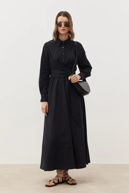 Mera Poplin Dress - Image 5