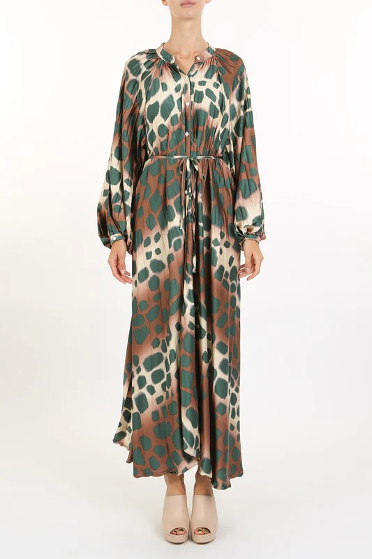 Mad Love Pleated Maxi Dress - Image 10