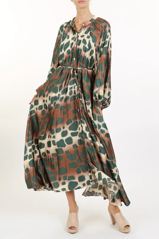 Mad Love Pleated Maxi Dress - Image 5