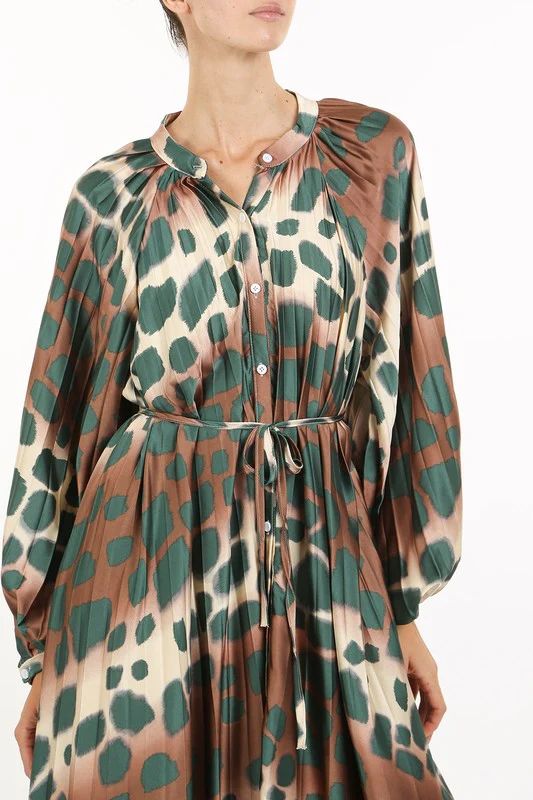 Mad Love Pleated Maxi Dress - Image 6