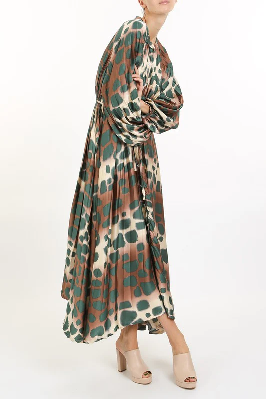 Mad Love Pleated Maxi Dress - Image 8