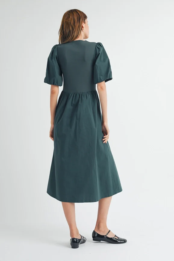 Penelope Puff Sleeve Dress - Image 2
