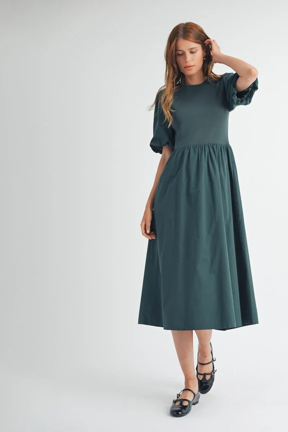 Penelope Puff Sleeve Dress - Image 4