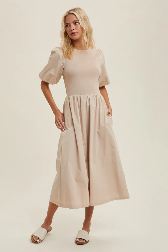 Penelope Puff Sleeve Dress - Image 6
