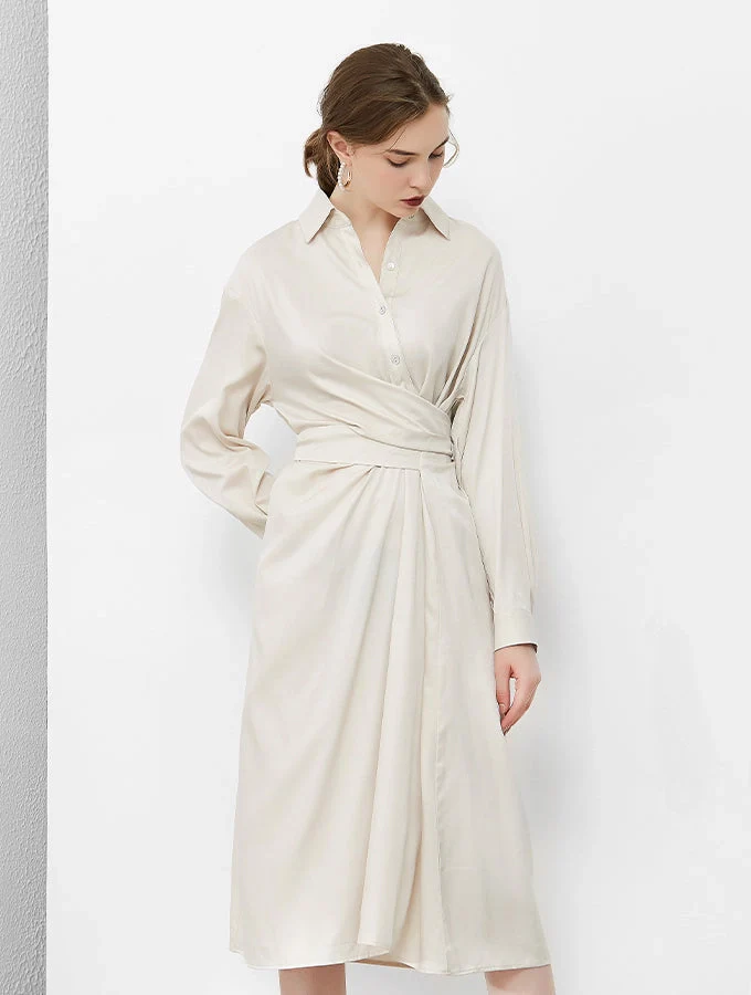 Pure Knotted Midi Dress - Image 10