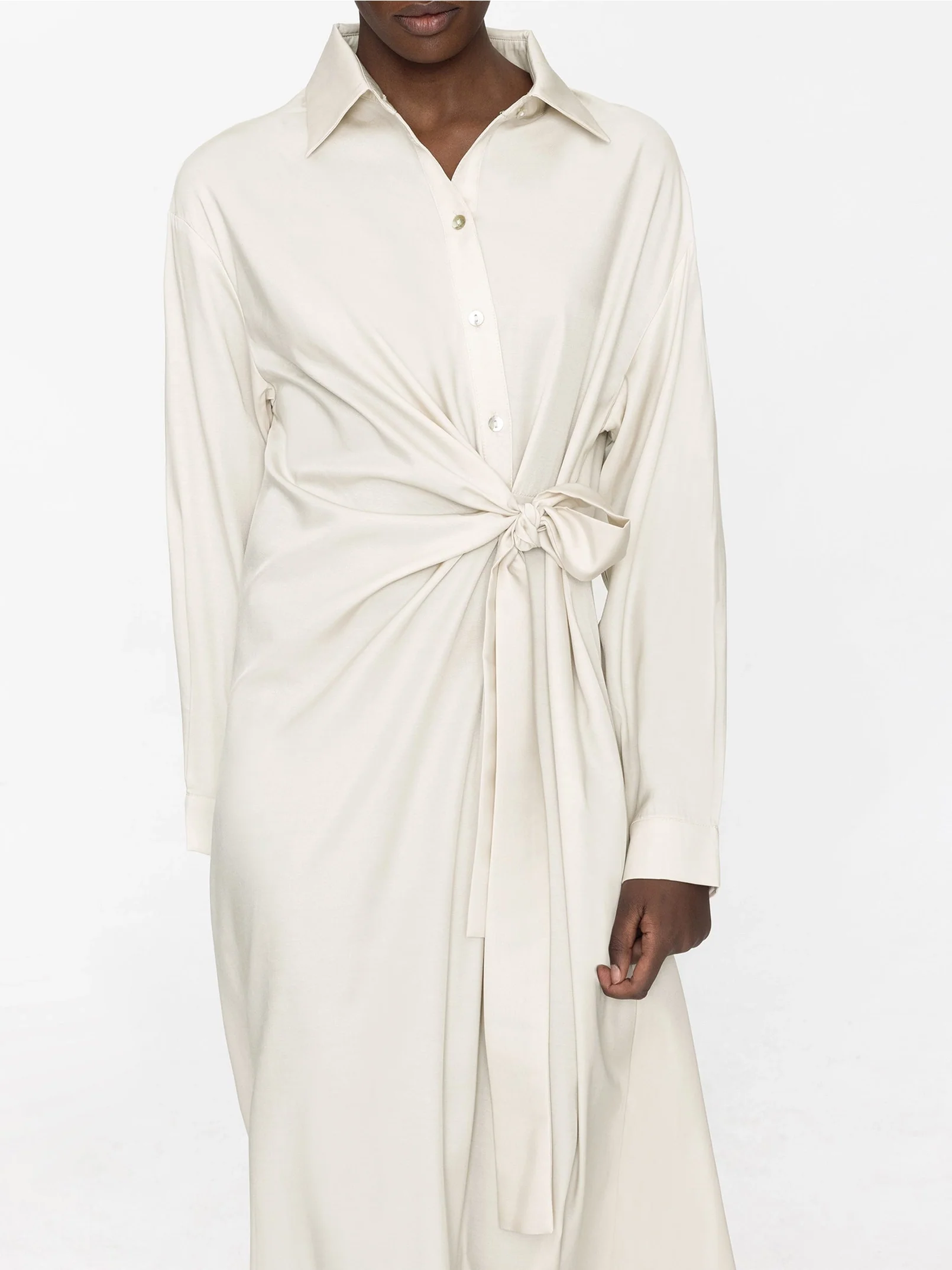 Pure Knotted Midi Dress - Image 4