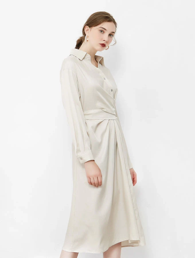Pure Knotted Midi Dress - Image 6