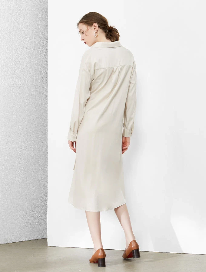 Pure Knotted Midi Dress - Image 9