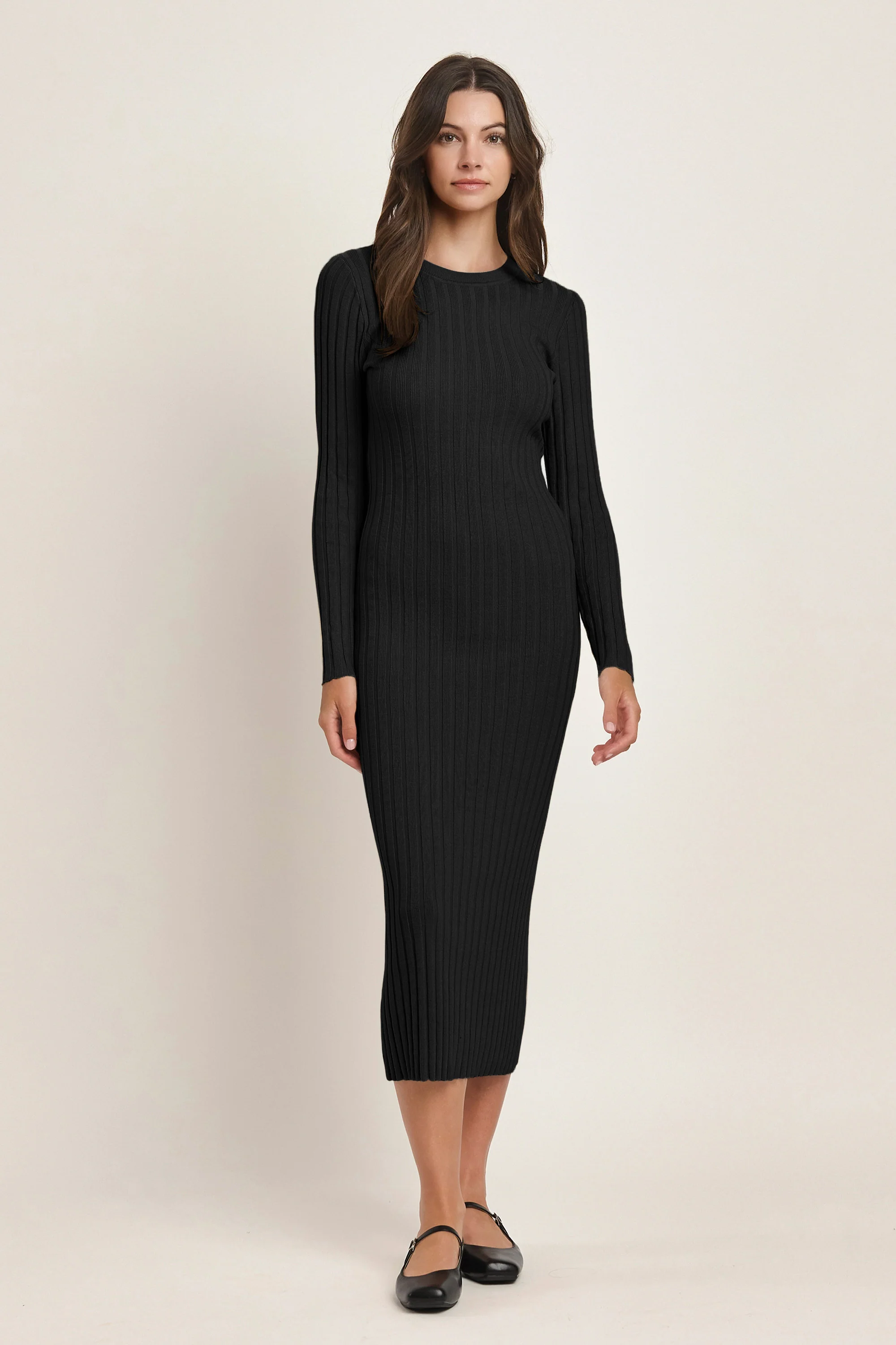 Jamie Ribbed Knit Dress - Image 2