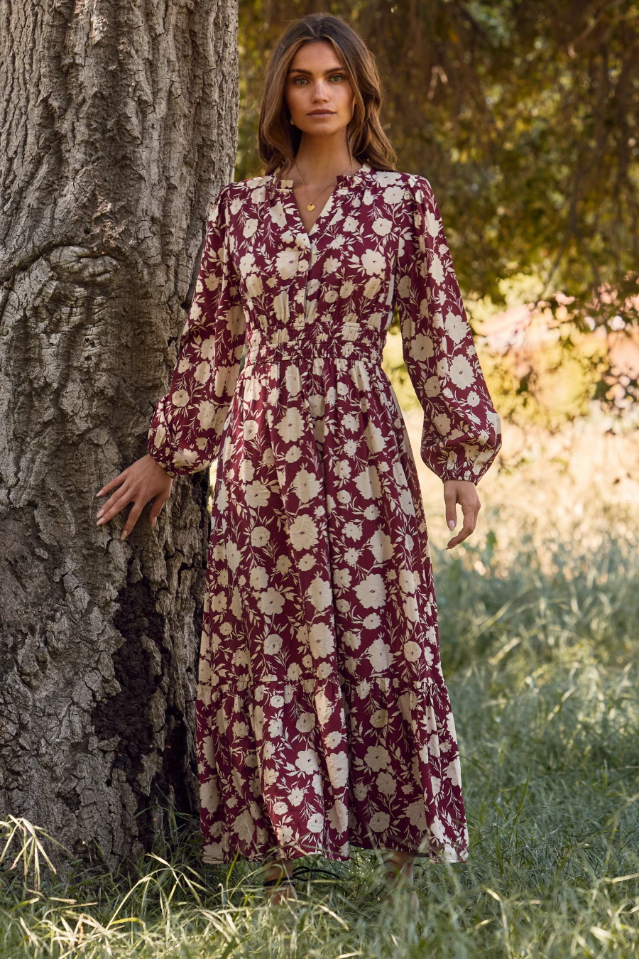 Rosa Floral Maxi Dress - Image 5