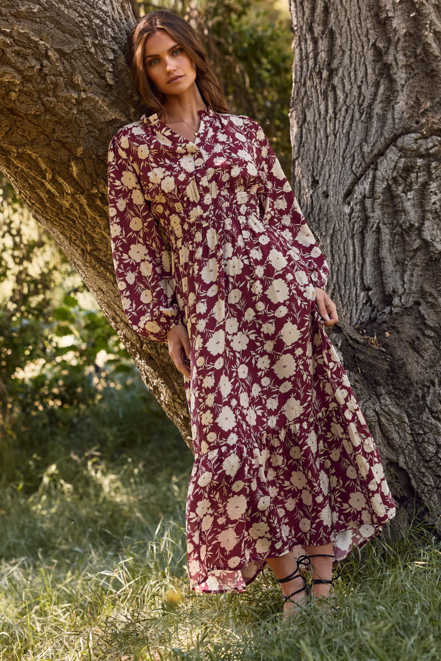 Rosa Floral Maxi Dress - Image 9