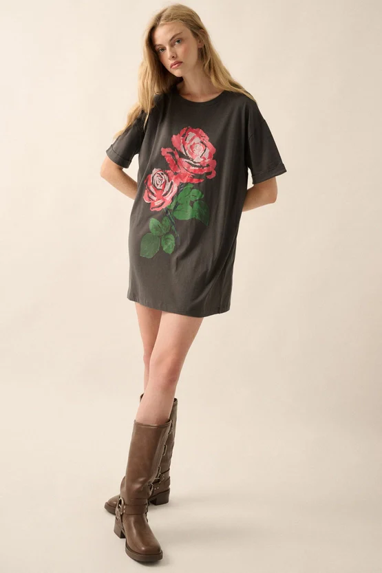 Rose Vintage Tee - Image 3