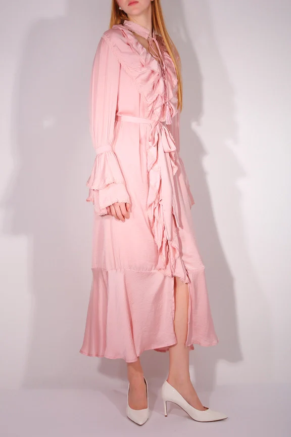 Rose Ruffled Dress - Image 3