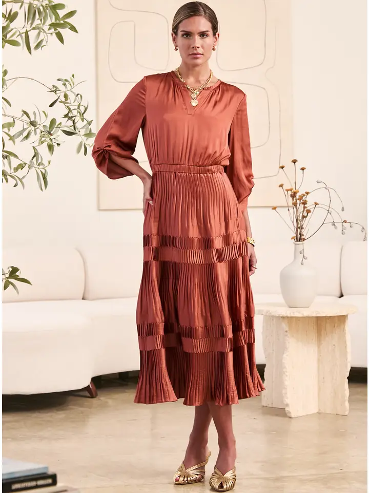 Vivian Satin Dress - Image 2